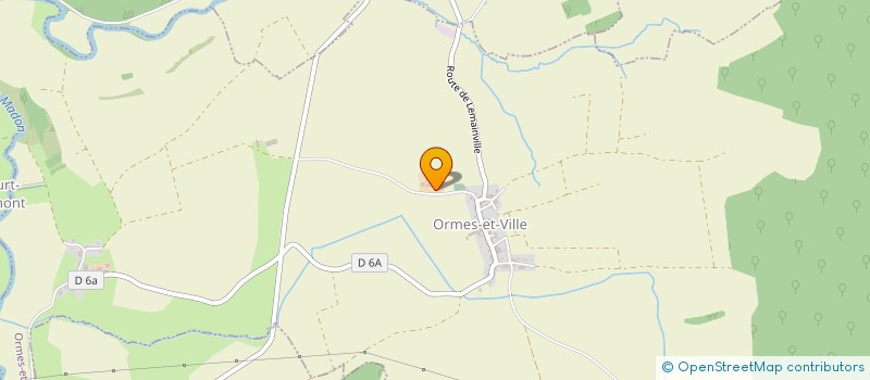 localisation de l'entreprise EARL DE VERMEZE  ORMES-ET-VILLE