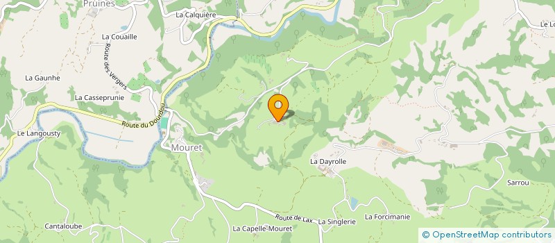 localisation de l'entreprise EARL DE VIEILLEVIGNE à MOURET