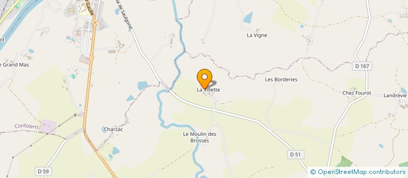 localisation de l'entreprise EARL DE VILLETTE à SAINT-MAURICE-DES-LIONS