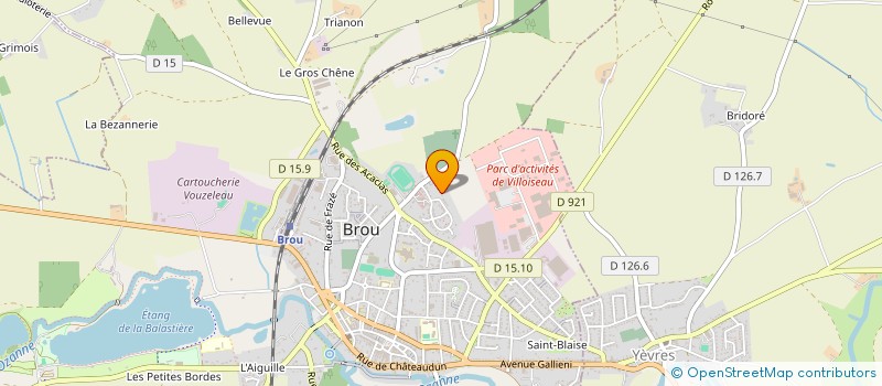 localisation de l'entreprise EARL DE VILLOISEAU à DANGEAU