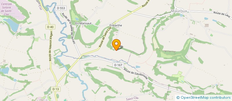 localisation de l'entreprise EARL DE XOMPERO  SAINT-CREAC