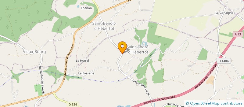 localisation de l'entreprise EARL DEAUVILLE ST GATIEN HORSE COMPANY  SAINT-GATIEN-DES-BOIS