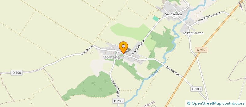 localisation de l'entreprise EARL DEBAIR M P R  VAL D'AUZON