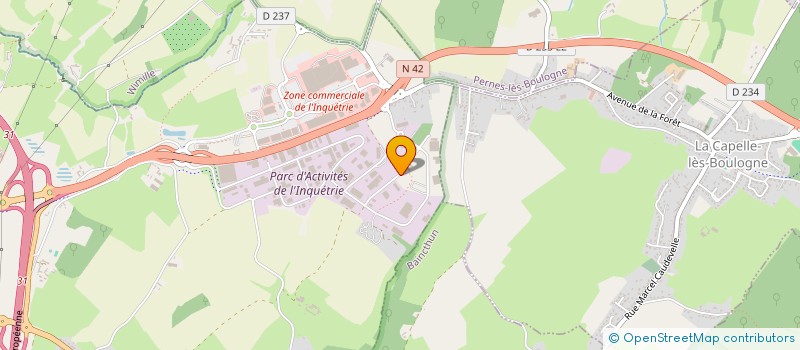 localisation de l'entreprise EARL DEBARGE BAUDRIN  ST MARTIN BOULOGNE