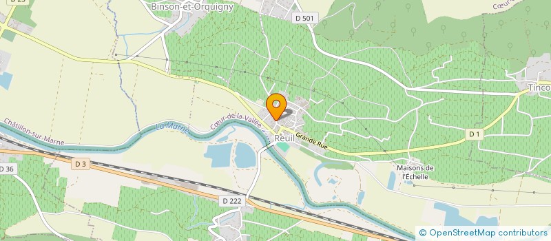 localisation de l'entreprise EARL DEBARGUE-COUTELAS  VENTEUIL