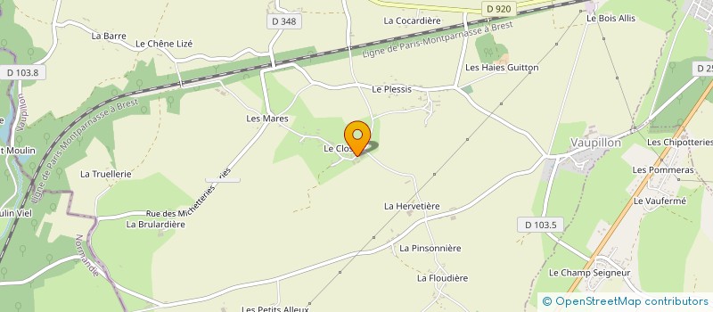localisation de l'entreprise EARL DEBRAY JEAN-PIERRE à VAUPILLON