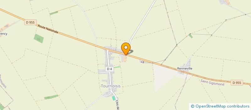 localisation de l'entreprise EARL DEBREE à TOURNOISIS