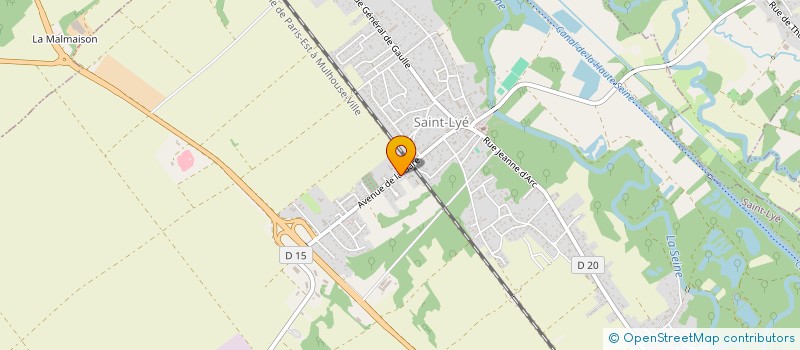 localisation de l'entreprise EARL DEBRET JEAN MARIE  SAINT-LYE