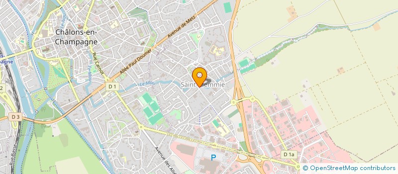 localisation de l'entreprise EARL DEBRIE à SAINT-MEMMIE