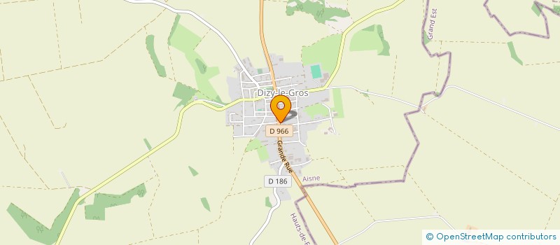 localisation de l'entreprise EARL DECARNIN  LA VILLE-AUX-BOIS-LES-DIZY