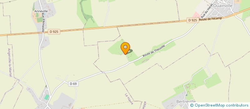 localisation de l'entreprise EARL DECROOCQ  OUAINVILLE