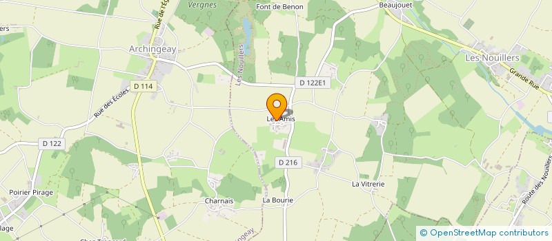 localisation de l'entreprise EARL DEFFORGE  LES NOUILLERS