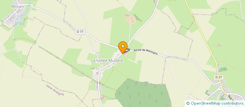 localisation de l'entreprise EARL DEGARDEZ à LA VALLEE MULATRE
