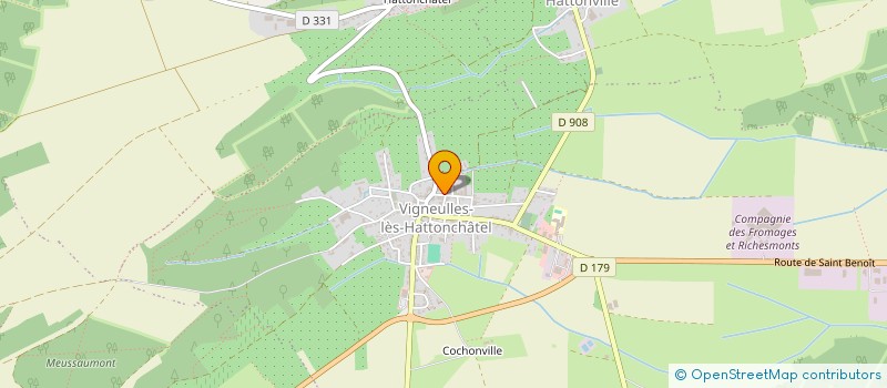 localisation de l'entreprise EARL DEGOUTIN à VIGNEULLES-LES-HATTONCHATEL