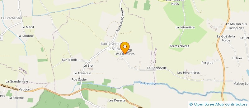 localisation de l'entreprise EARL DEGRENDELE-LEFEVRE à SAINT-GERMAIN-LE-VIEUX