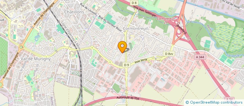 localisation de l'entreprise EARL DEGUERNE-BERNARD  CORMONTREUIL