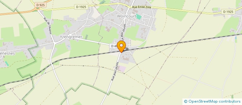 localisation de l'entreprise EARL DEHEDIN  WOINCOURT