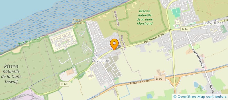 localisation de l'entreprise EARL DEKEYSER  ZUYDCOOTE