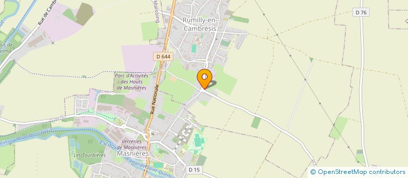 localisation de l'entreprise EARL DELABRE PHILIPPE  RUMILLY-EN-CAMBRESIS