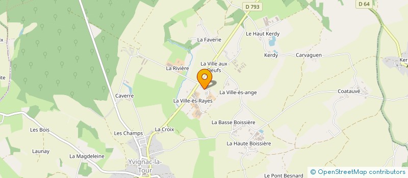 localisation de l'entreprise EARL DELABROSSE  SAINT-JOUAN-DE-L'ISLE