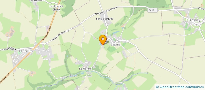 localisation de l'entreprise EARL DELACOTTE  ESPINS