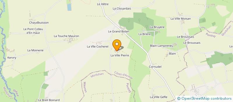 localisation de l'entreprise EARL DELAHAYE à ILLIFAUT