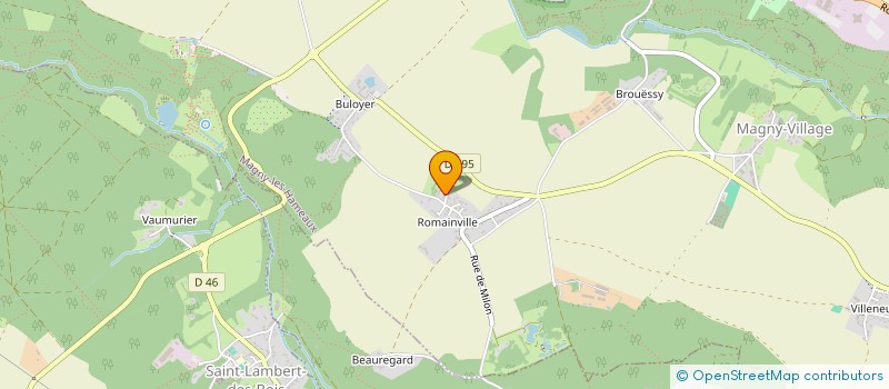 localisation de l'entreprise EARL DELALANDE  MAGNY-LES-HAMEAUX