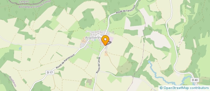 localisation de l'entreprise EARL DELAMARCHE  ARGILLIERES