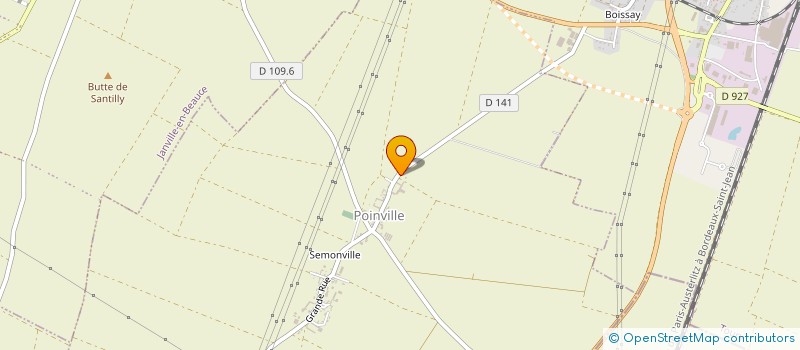 localisation de l'entreprise EARL DELANOUE à POINVILLE