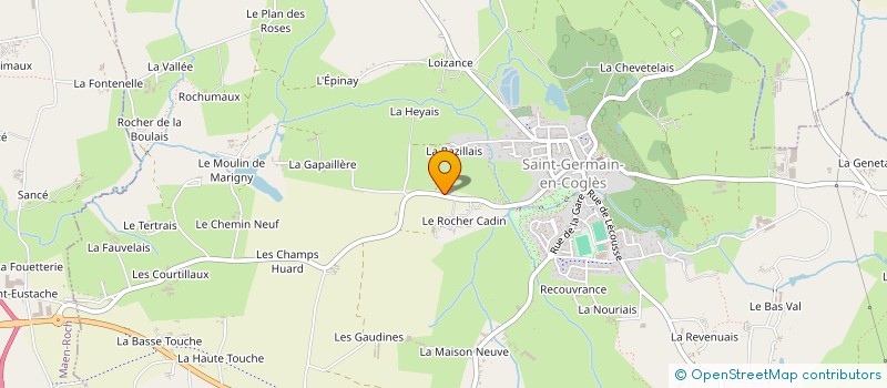 localisation de l'entreprise EARL DELATOUCHE  SAINT-SAUVEUR-DES-LANDES