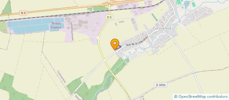 localisation de l'entreprise EARL DELAVAL  CONNANTRE