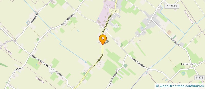 localisation de l'entreprise EARL DELECROIX  FLEURBAIX