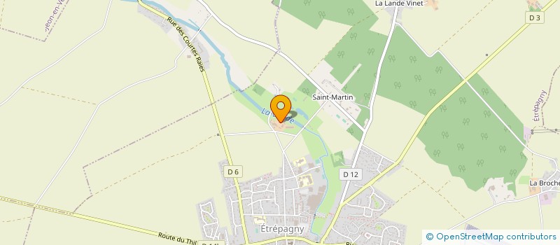 localisation de l'entreprise EARL DELEU à ETREPAGNY