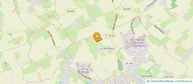 localisation de l'entreprise EARL DELMOTTE  COMINES