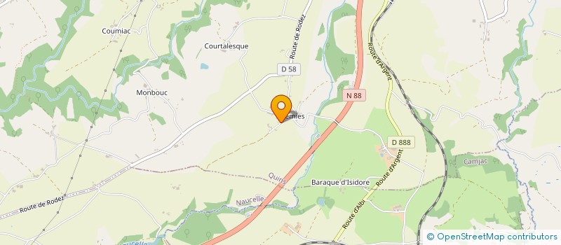 localisation de l'entreprise EARL DELTRUEL CORINNE  CRESPIN