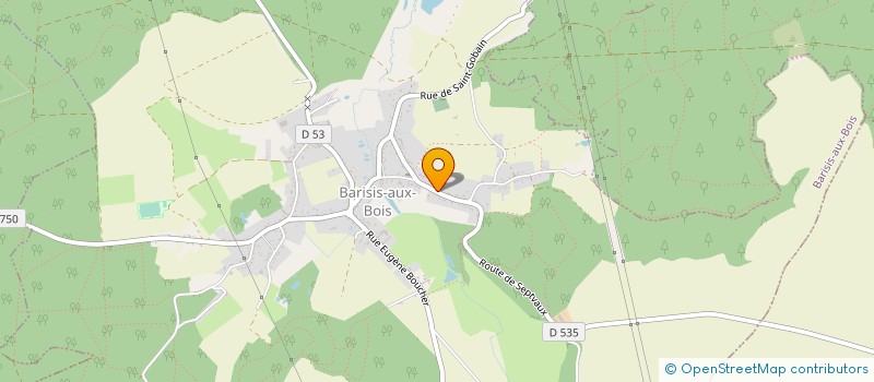 localisation de l'entreprise EARL DEMARLY  BARISIS-AUX-BOIS