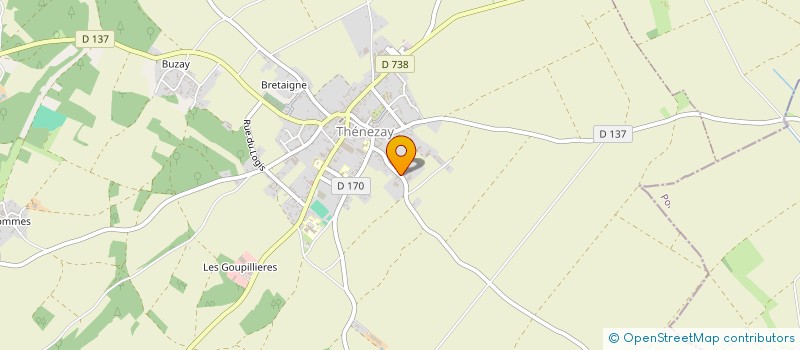 localisation de l'entreprise EARL DEMEOCQ CHRISTOPHE  THENEZAY