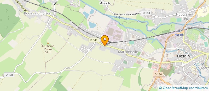 localisation de l'entreprise EARL DENIS MAX  MARCONNELLE