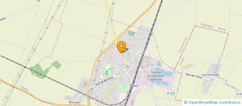 localisation de l'entreprise EARL DENIZET à TOURY