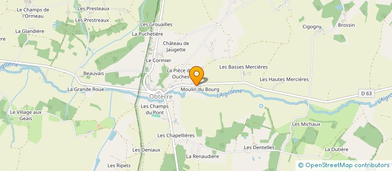 localisation de l'entreprise EARL DENIZIOT à OBTERRE