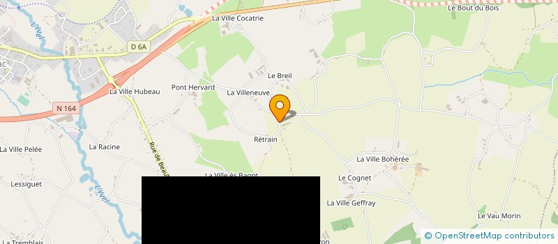 localisation de l'entreprise EARL DENOYELLE-GUEHO à MERDRIGNAC