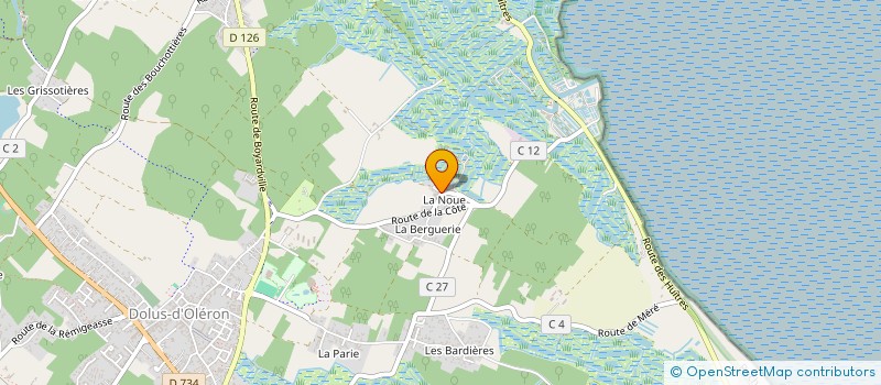 localisation de l'entreprise EARL DENOYER-NORMANDIN  DOLUS-D'OLERON