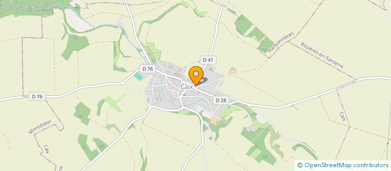 localisation de l'entreprise EARL DEPREZ  CAIX