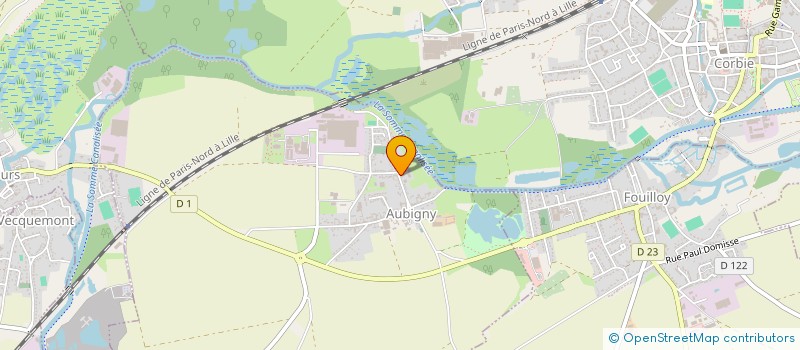 localisation de l'entreprise EARL DERYCKE à AUBIGNY