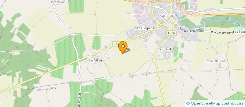 localisation de l'entreprise EARL DES 2 B à ROUILLAC