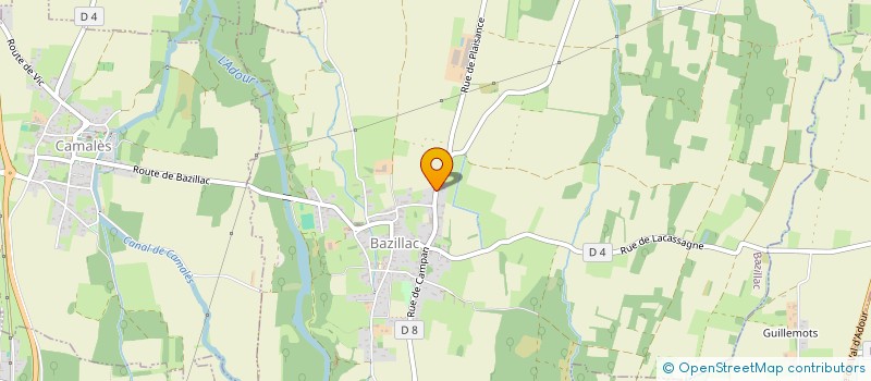 localisation de l'entreprise EARL DES 2 L à BAZILLAC