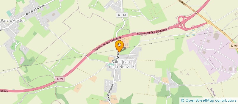 localisation de l'entreprise EARL DES 3 FERMES  SAINT-JEAN-DE-LA-NEUVILLE