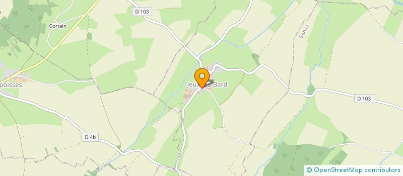 localisation de l'entreprise EARL DES 3 FERMES  JEUX-LES-BARD