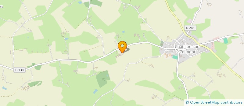 localisation de l'entreprise EARL DES 3 ILOTS à CHATILLON-SUR-COLMONT