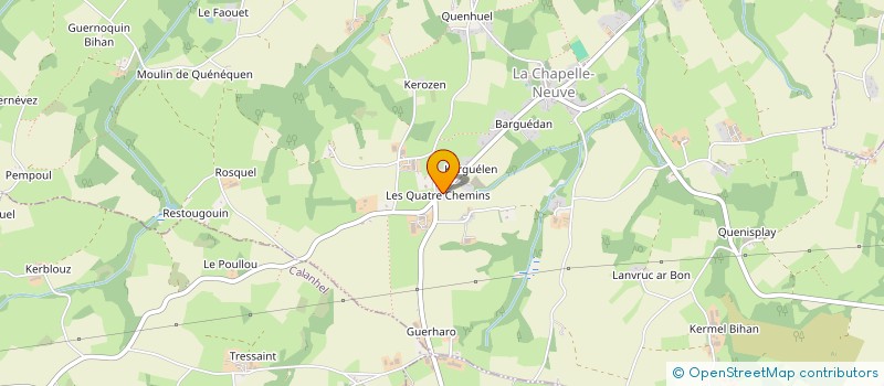 localisation de l'entreprise EARL DES 4 CHEMINS à LA CHAPELLE-NEUVE
